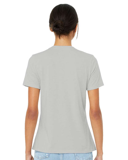 BELLA + CANVAS Women’s Relaxed Fit Heather CVC Tee 6400CVC #colormdl_Heather Silver