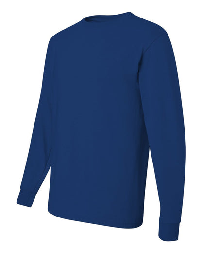 JERZEES Men's Dri-Power® Long Sleeve 50/50 T-Shirt 29LSR #color_Royal