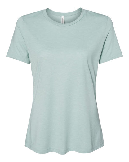 BELLA + CANVAS Women’s Relaxed Fit Triblend Tee 6413 #color_Dusty Blue Triblend