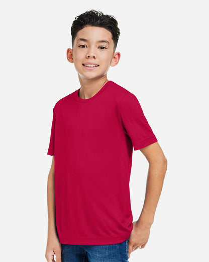 CORE365 Youth Capital Performance T-Shirt CE10Y #colormdl_Classic Red