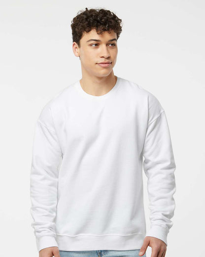 Tultex Fleece Crewneck Sweatshirt 340 #colormdl_White