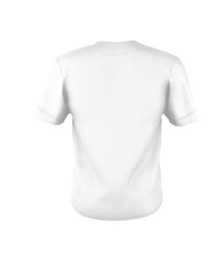 Alleson Athletic Two Button Mesh Baseball Jersey With Piping 52MTHJ #color_White