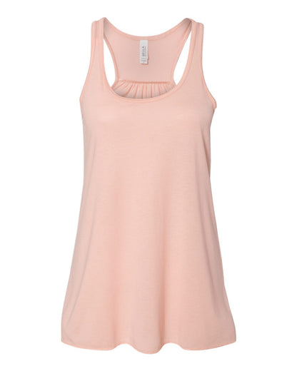 BELLA + CANVAS Women's Flowy Racerback Tank 8800 #color_Peach