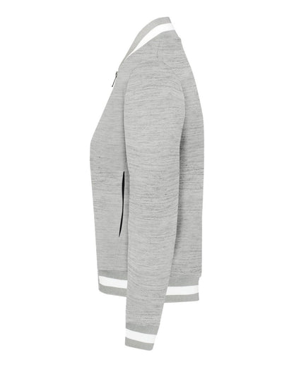 Holloway Women's V-Street Full-Zip Jacket 223747 #color_Athletic Heather/ White