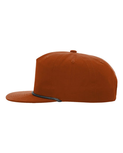 Richardson Umpqua Snapback Cap 256 #color_Dark Orange/ Black