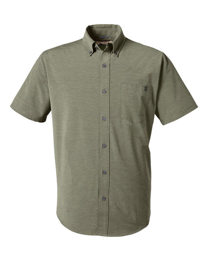 HUK Men's Kona Solid Shirt H150154 #color_Moss
