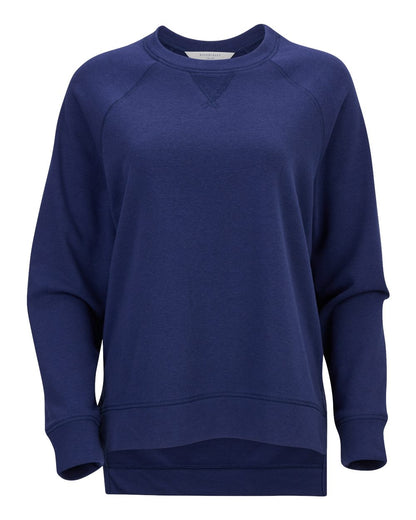 Boxercraft Women's Harlow French Terry Crewneck Sweatshirt BW3101 #color_Navy Heather