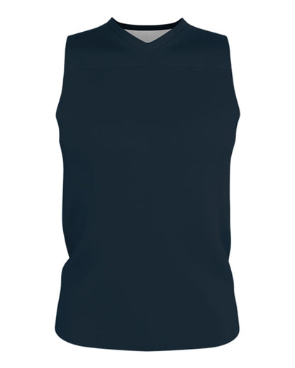 Alleson Athletic Youth Blank Reversible Game Jersey A105BY #color_Navy/ White