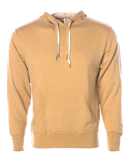 Independent Trading Co. Midweight French Terry Hooded Sweatshirt PRM90HT #color_Golden Wheat Heather