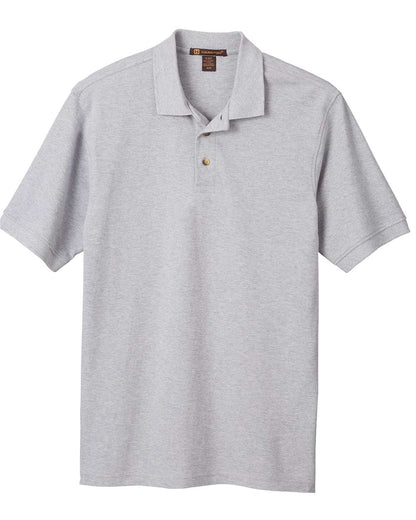 Harriton Men's Pique Polo M200 #color_Grey Heather
