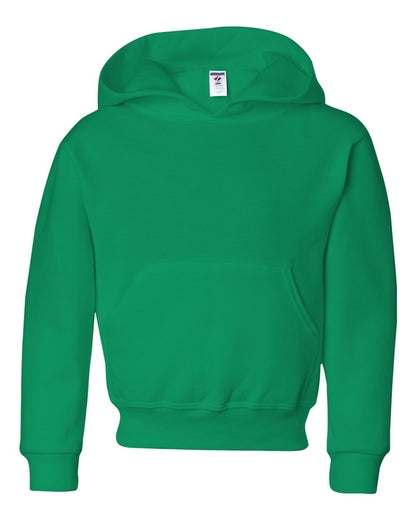 JERZEES Youth NuBlend® Hooded Sweatshirt 996YR #color_Kelly