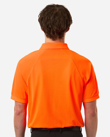 Harriton Men's Charge Snag and Soil Protect Polo M208 #colormdl_Safety Orange