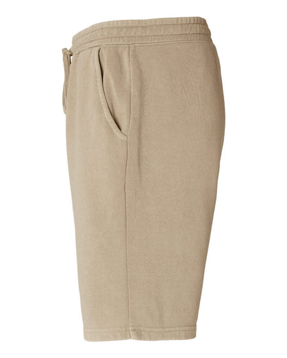 Independent Trading Co. Unisex Pigment-Dyed Fleece Shorts PRM50STPD #color_Pigment Sandstone