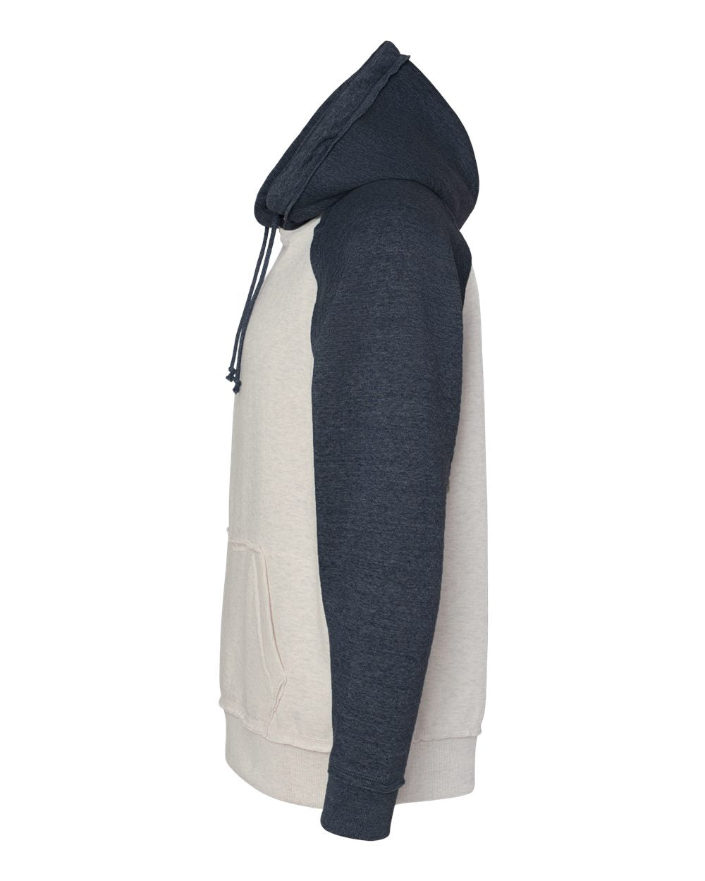 #color_Oatmeal Heather/ Vintage Navy Heather