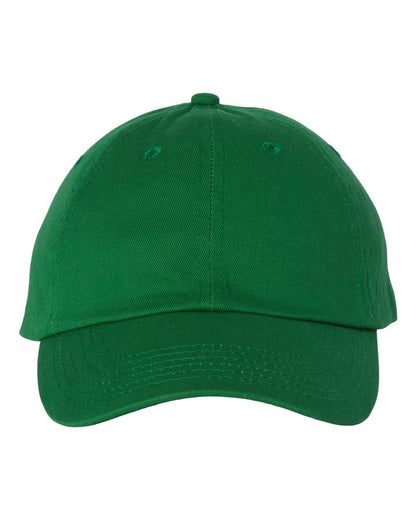 Valucap Bio-Washed Classic Dad Hat VC300A #color_Kelly