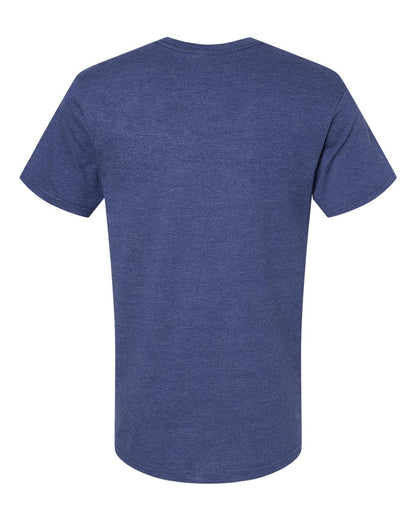 American Apparel CVC V-Neck Tee 2006CVC #color_Heather Indigo