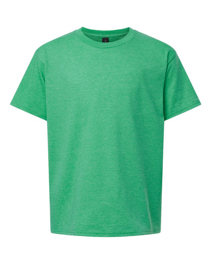 Gildan Youth Softstyle® T-Shirt 64000B #color_Heather Irish Green
