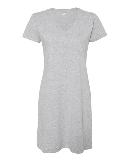 LAT Women's Fine Jersey V-Neck Coverup 3522 #color_Heather