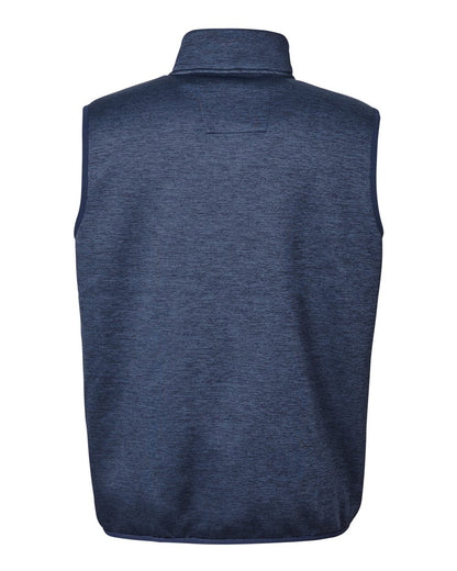 HUK Men's Coldfront+ Vest H130099 #color_Naval Academy Heather