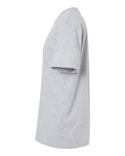American Apparel Unisex Fine Jersey Tee 2001 #color_Heather Grey