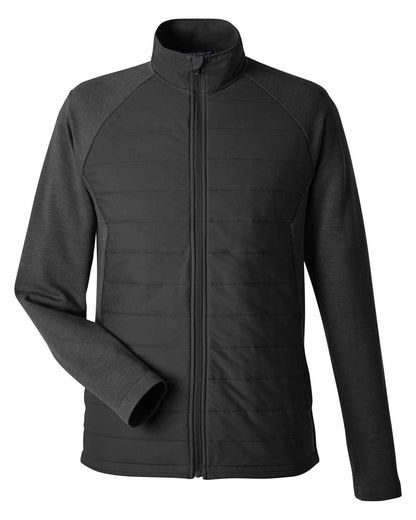 Devon & Jones Men's New Classics® Charleston Hybrid Jacket DG704 #color_Black/ Melange Black