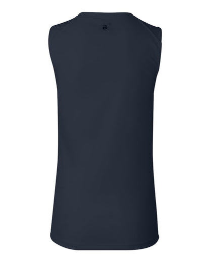 Badger Women's B-Core Sleeveless T-Shirt 4163 #color_Navy