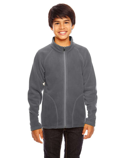 Team 365 Youth Campus Microfleece Jacket TT90Y #colormdl_Sport Graphite