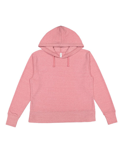 LAT Women's Vintage Wash Hoodie Sweatshirt 3536 #color_Weathered Mauvelous
