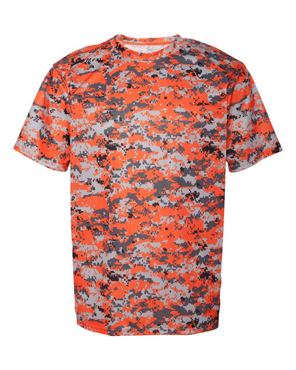 Badger Digital Camo T-Shirt 4180 #color_Burnt Orange Digital