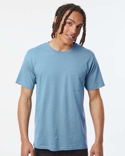 SoftShirts Unisex Classic Pocket T-Shirt 210 #colormdl_Slate