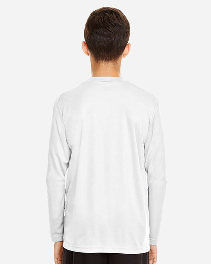 Team 365 Youth Zone Performance Long Sleeve T-Shirt TT11YL #colormdl_White