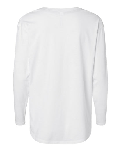 LAT Women's Fine Jersey Long Sleeve Tee 3508 #color_White