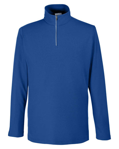 CORE365 Men's Fusion ChromaSoft™ Pique Quarter-Zip Pullover CE405 #color_True Royal