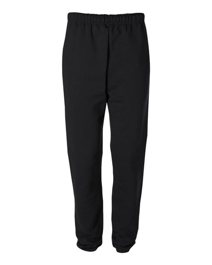 JERZEES Unisex Super Sweats NuBlend® Sweatpants with Pockets 4850MR #color_Black