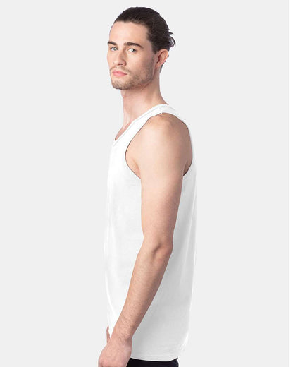 ComfortWash by Hanes Garment-Dyed Unisex Tank Top GDH300 #colormdl_White