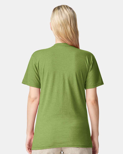 American Apparel Unisex CVC Tee 2001CVC #colormdl_Heather Nephrite