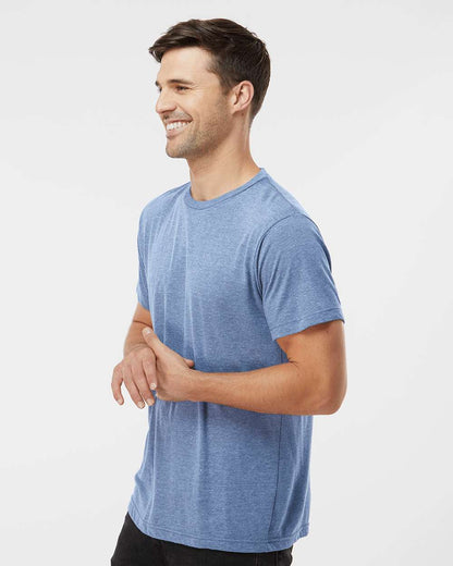 Tultex Tri-Blend T-Shirt 254 #colormdl_Athletic Blue Tri Blend