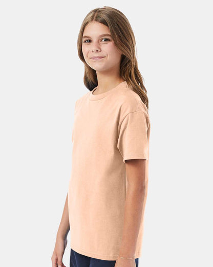 Hanes Authentic Youth T-Shirt 5450 #colormdl_Candy Orange