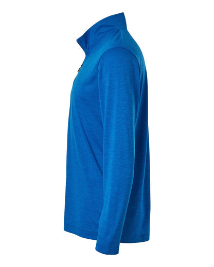 AllPro Men's Pro-Lock Performance Mélange Quarter-Zip Pullover 4HM700 #color_Royal Melange