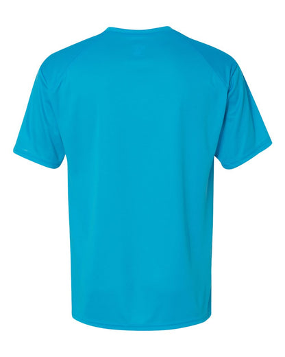 Badger B-Core Sport Shoulders T-Shirt 4120 #color_Electric Blue