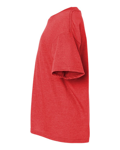 Gildan Youth Softstyle® CVC T-Shirt 64000BCVC #color_Red Mist