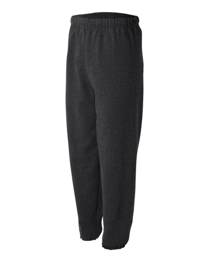 JERZEES Unisex NuBlend® Sweatpants 973MR #color_Black Heather
