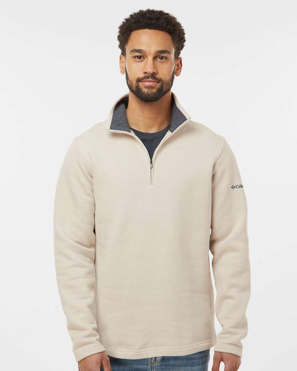 Columbia Men's Great Hart Mountain™ III Half-Zip Pullover 212487 #colormdl_Dark Stone Heather