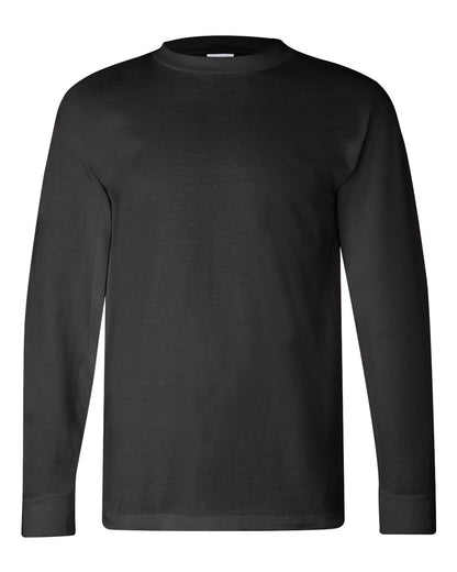 Bayside USA-Made Long Sleeve T-Shirt 6100 #color_Black