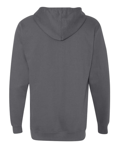 Independent Trading Co. Unisex Midweight Hooded Sweatshirt SS4500 #color_Charcoal