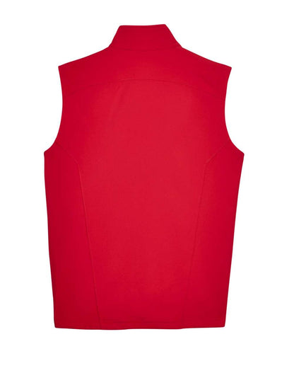 CORE365 Men's Cruise Two-Layer Fleece Bonded Soft Shell Vest CE701 #color_Classic Red
