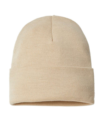 Atlantis Headwear Sustainable Beanie PURE #color_Light Beige