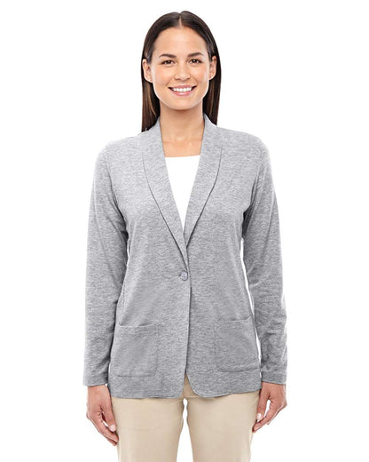 Devon & Jones Women's Perfect Fit™ Shawl Collar Cardigan DP462W #colormdl_GREY HEATHER