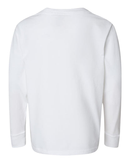 ComfortWash by Hanes Garment-Dyed Youth Long Sleeve T-Shirt GDH275 #color_White