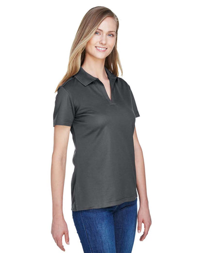Devon & Jones Women's CrownLux Performance® Plaited Polo DG20W #colormdl_Graphite
